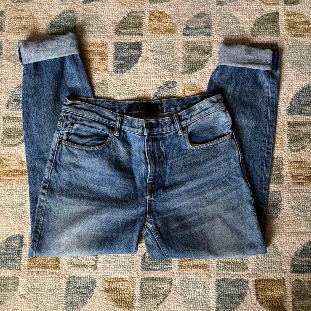 Denim x Alexander Wang Slim Relaxed Fit 002 Light Indigo Wash Size 27 Made USA